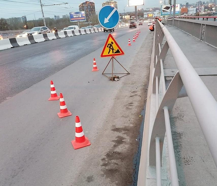 Завершается ремонт путепровода на проезде Энергетиков в Новосибирске